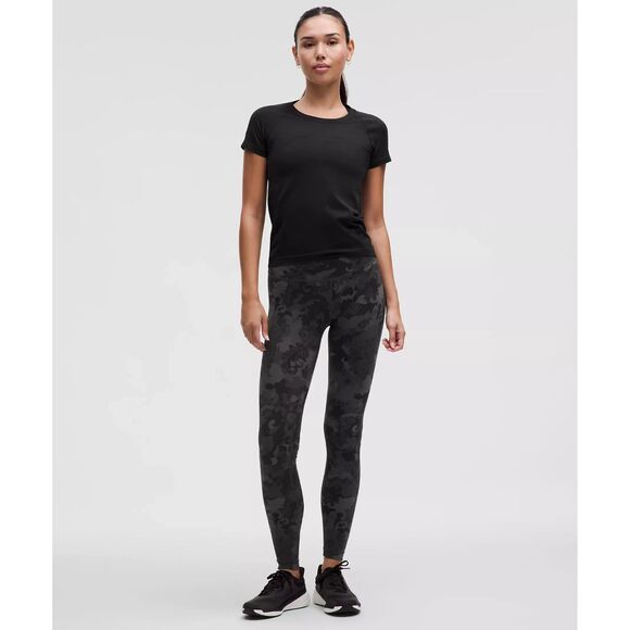 Lululemon Wunder Train High-Rise Tight 28" Hidden Heritage Lace Black Multi 8 - Picture 3 of 9